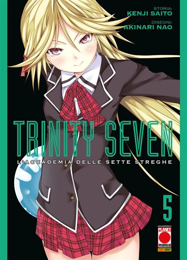 Trinity Seven – L'Accademia delle Sette Streghe 5 copertina