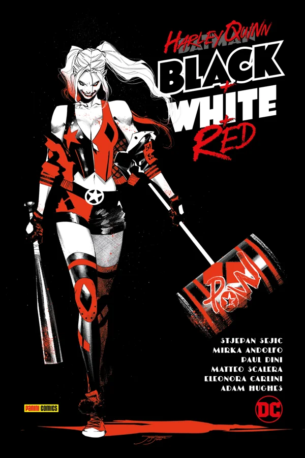 Harley Quinn - Black + White + Red copertina