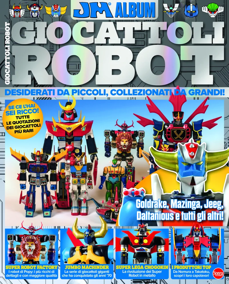 Giocattoli robot copertina