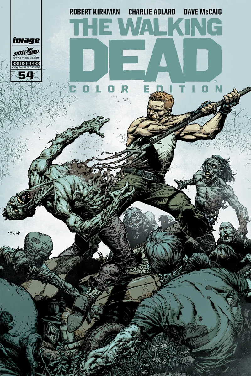 The Walking Dead Color Edition #54 copertina
