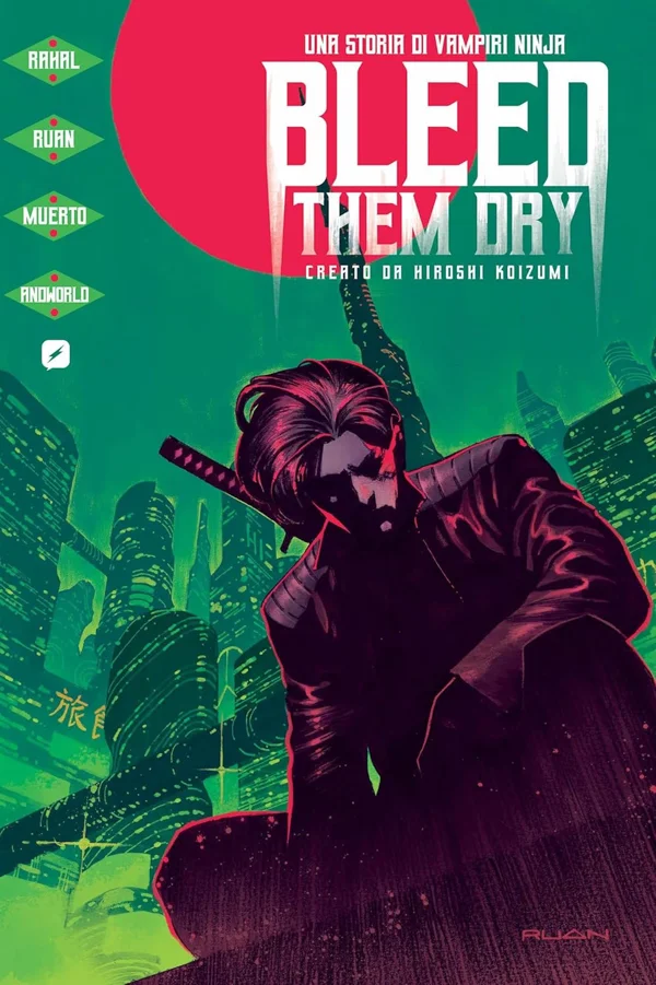 Bleed them dry. Una storia di vampiri ninja copertina