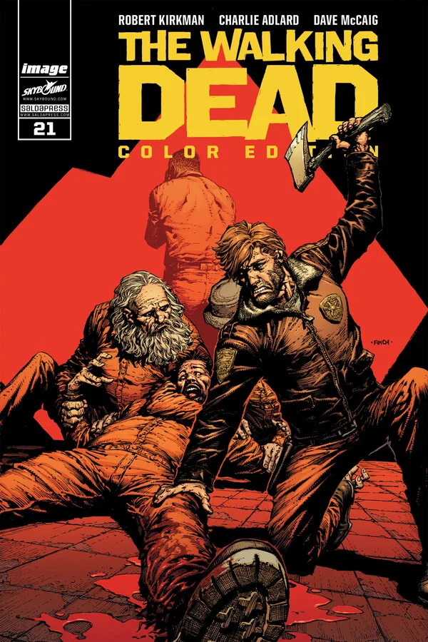 The Walking Dead Color Edition #21 copertina