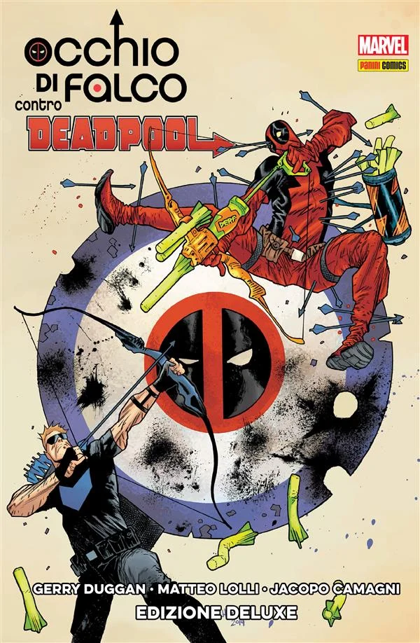 Occhio di Falco contro Deadpool copertina