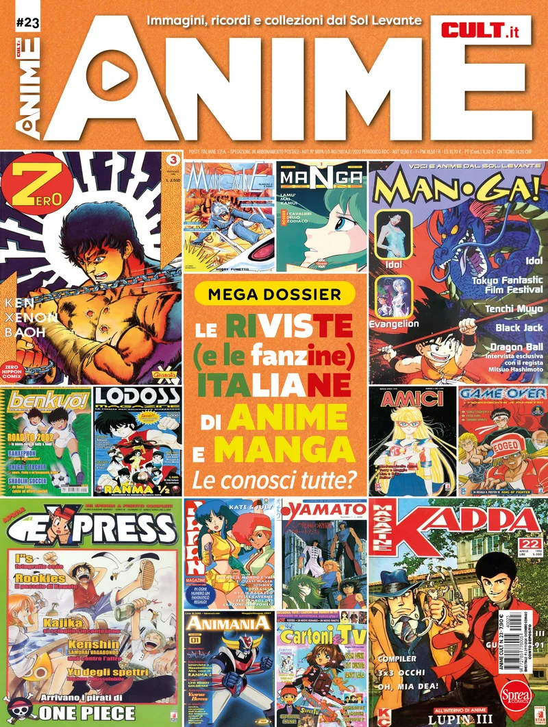 Le riviste italiane di anime e manga copertina