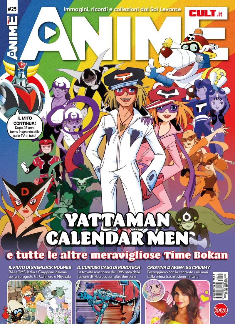 Yattaman e Calendar man... e gli altri di Time Bokan copertina