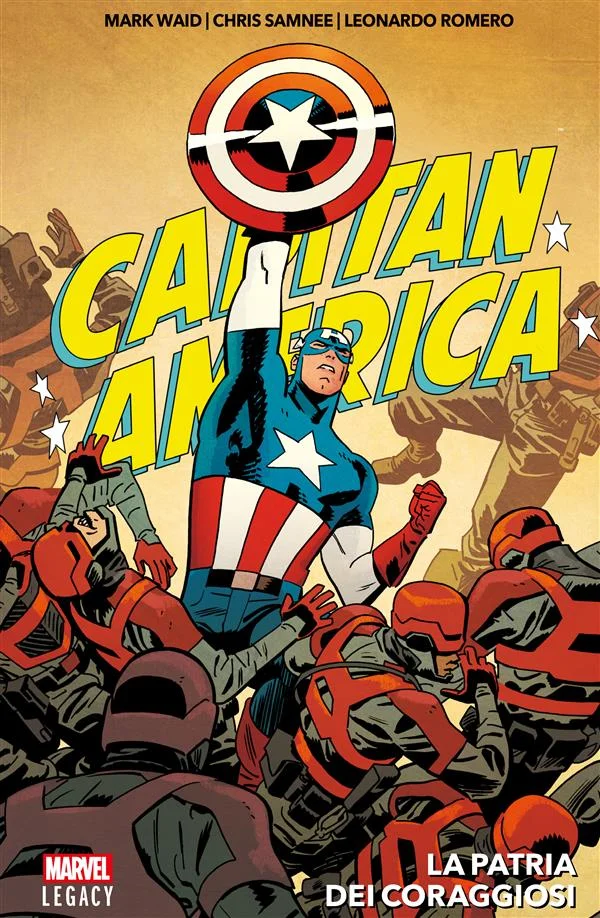 Copertina di Capitan America - La patria dei coraggiosi — Volume 3
