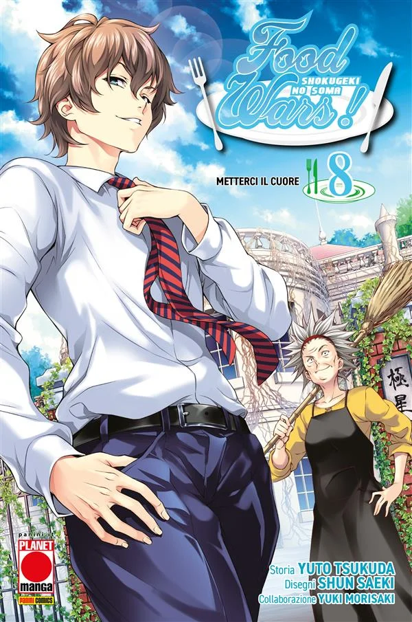 Food Wars 8 copertina