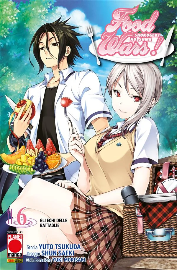 Food Wars 6 copertina