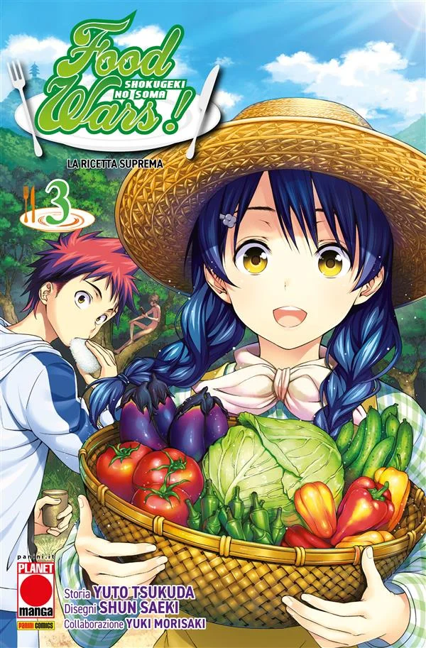 Food Wars 3 copertina