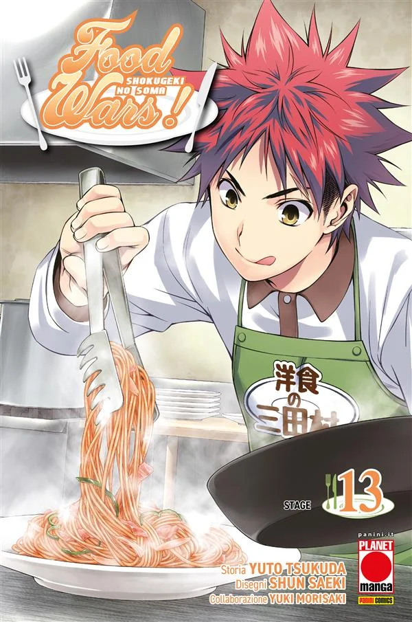 Food Wars 13 copertina