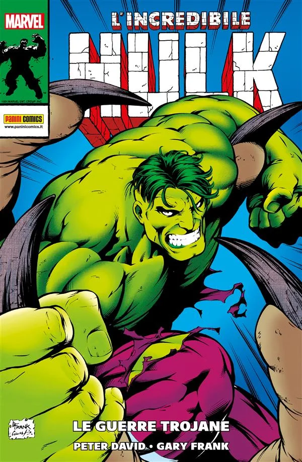 Copertina di L'Incredibile Hulk: Le guerre trojane