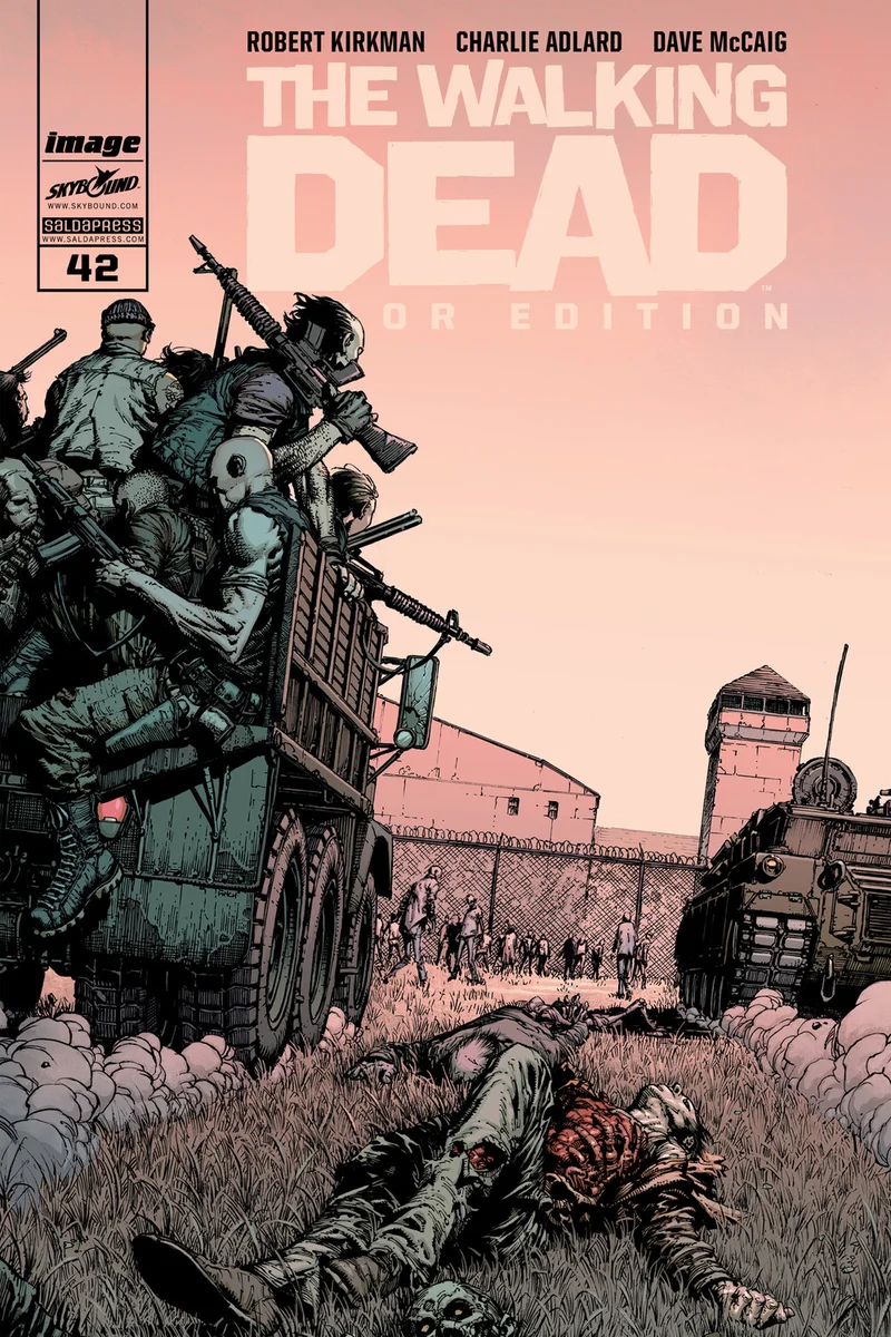 The Walking Dead Color Edition #42 copertina