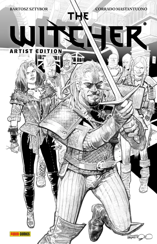 Copertina di The Witcher Artist Edition - Corvo Bianco — Volume 1