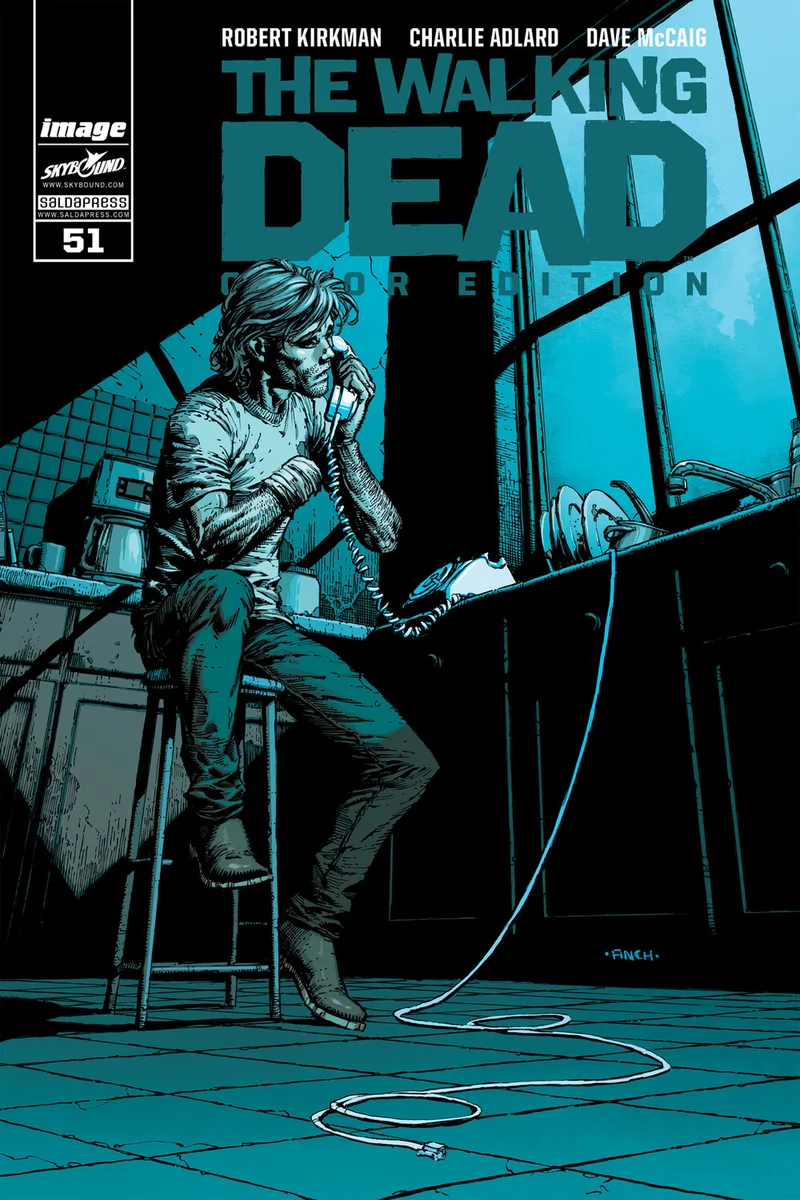 The Walking Dead Color Edition #51 copertina