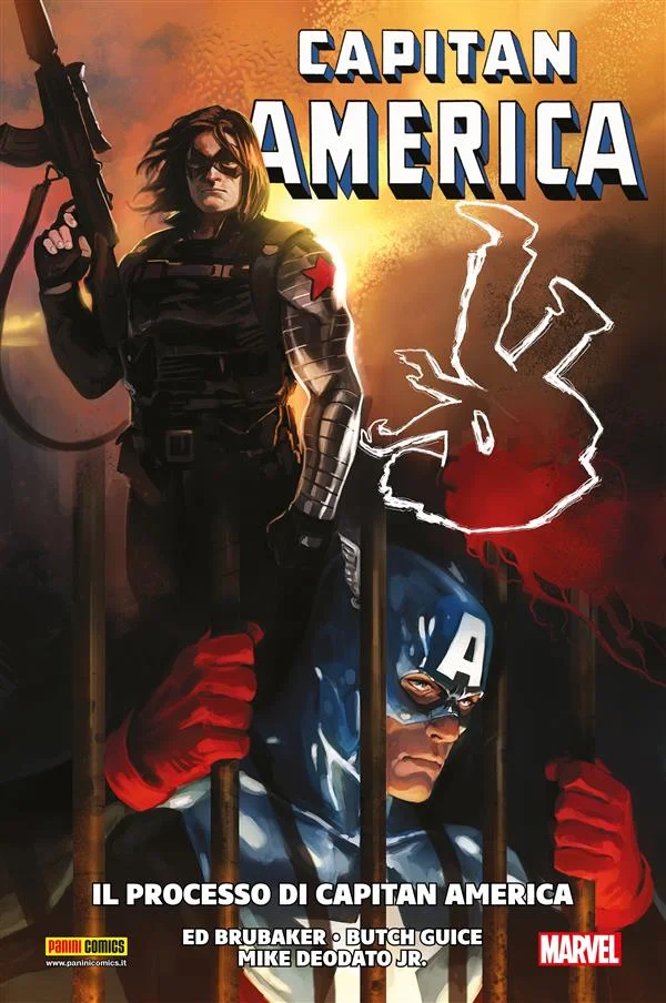 Copertina di Capitan America: Il processo di Capitan America