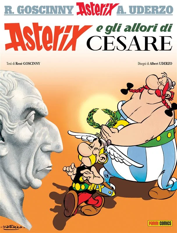 Asterix e gli allori di Cesare copertina