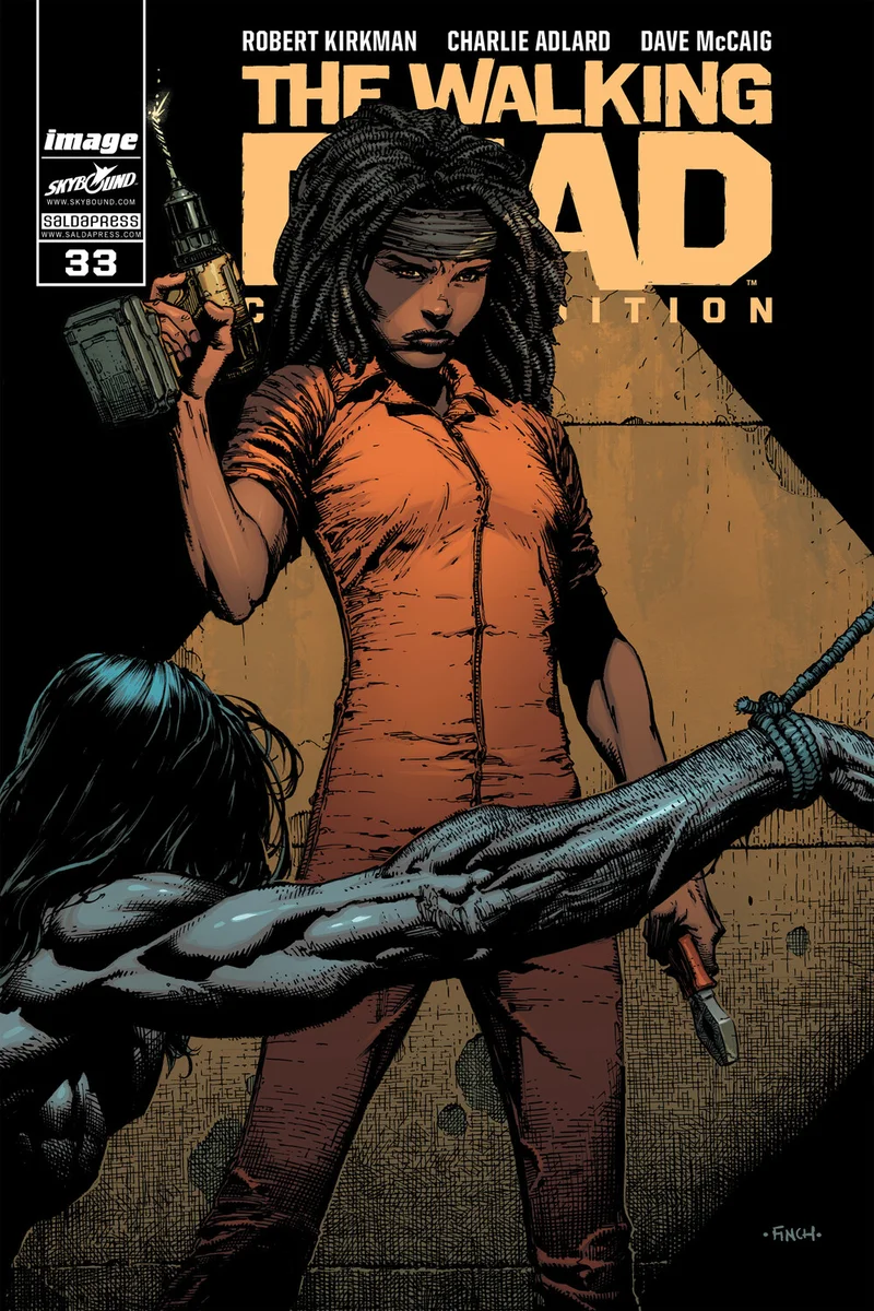 Copertina di The Walking Dead Color Edition #33