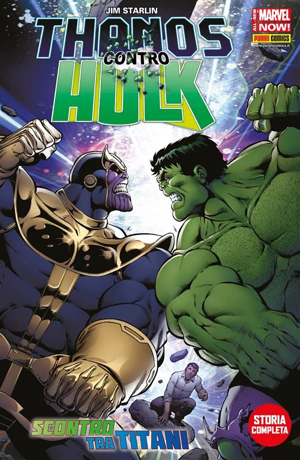 Copertina di Thanos contro Hulk — Volume 1