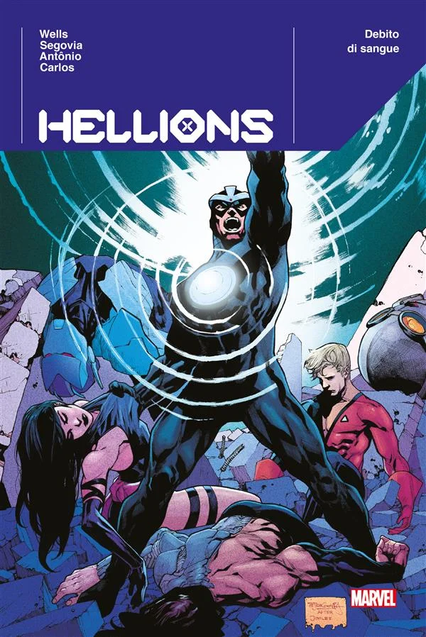 Copertina di Hellions - Debito di sangue — Volume 1