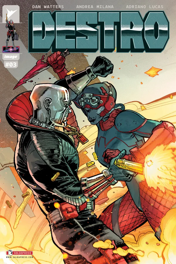 Road to G.I.Joe: Destro #3 copertina