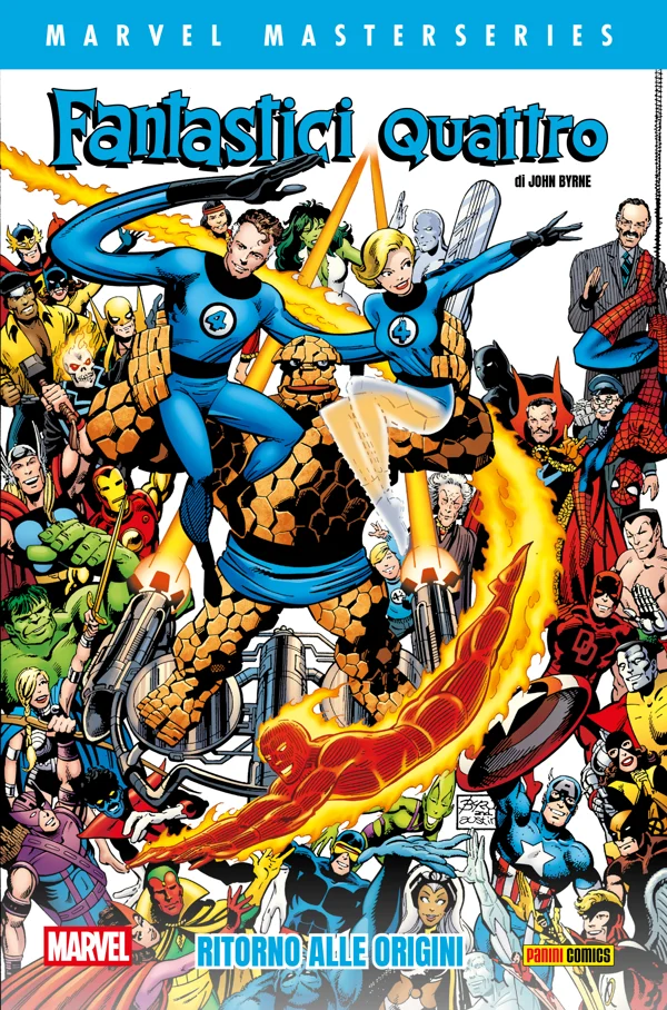 Copertina di Marvel Masterseries - Fantastici Quattro di John Byrne 1