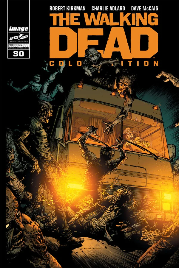 The Walking Dead Color Edition #30 copertina