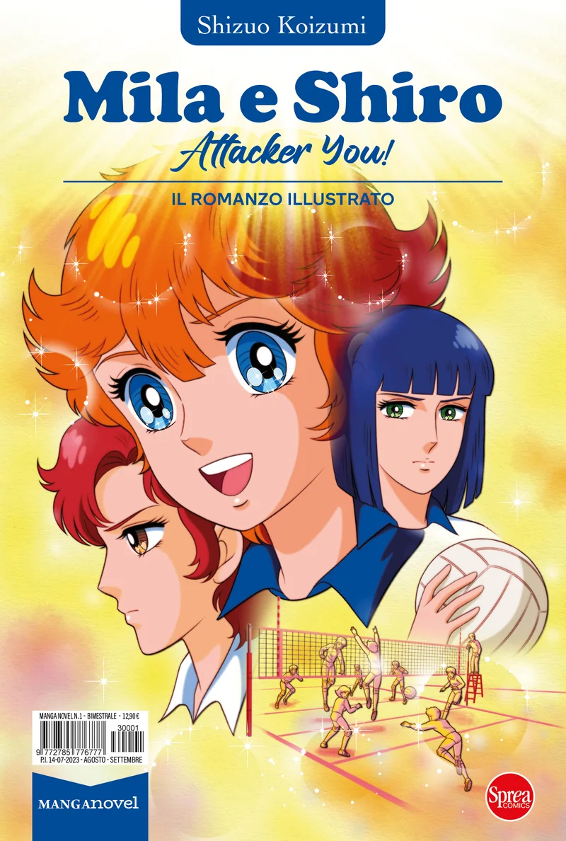 Mila e Shiro - Attacker you! Il romanzo illustrato copertina