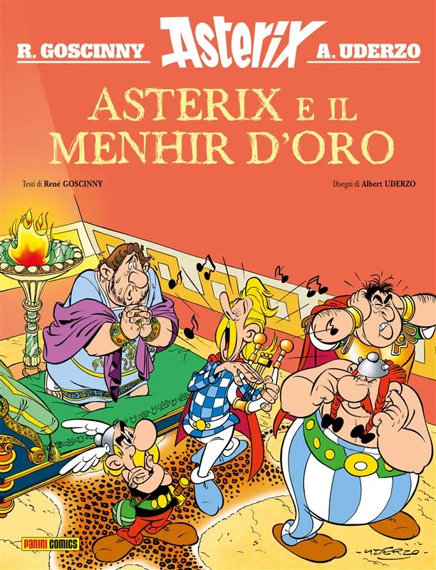 Asterix e il Menhir d'Oro copertina