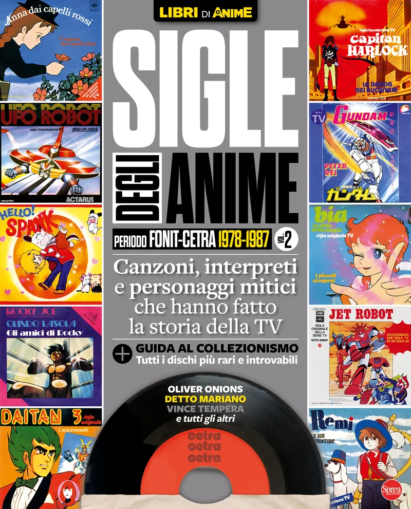Sigle degli anime periodo Cetra e minori 1978 - 1987 copertina