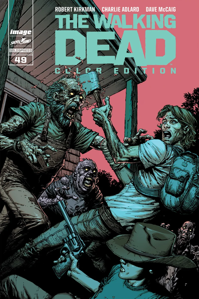 The Walking Dead Color Edition #49 copertina