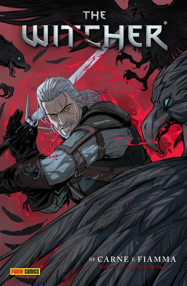 Copertina di The Witcher: Di carne e fiamma