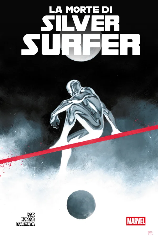 La morte di Silver Surfer copertina