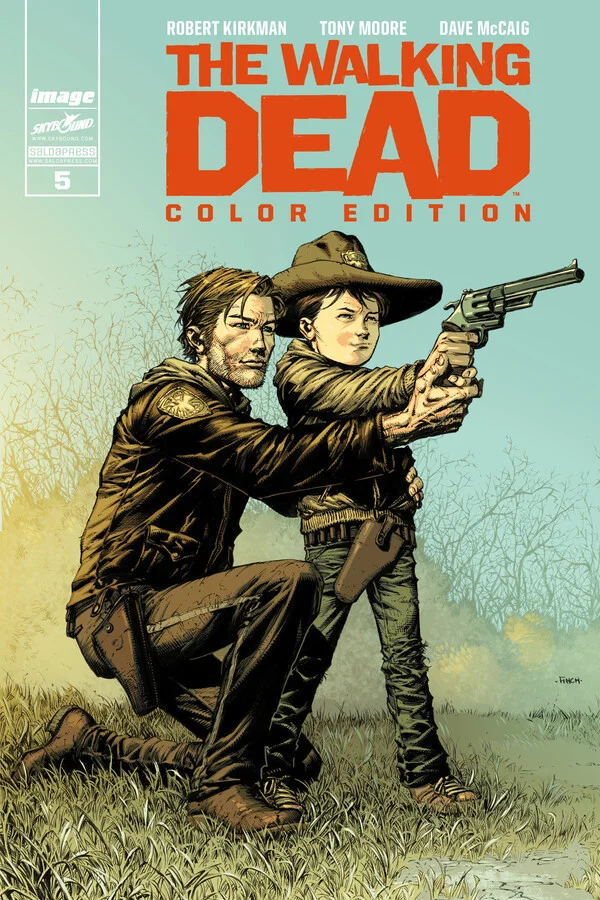 The Walking Dead Color Edition #5 copertina