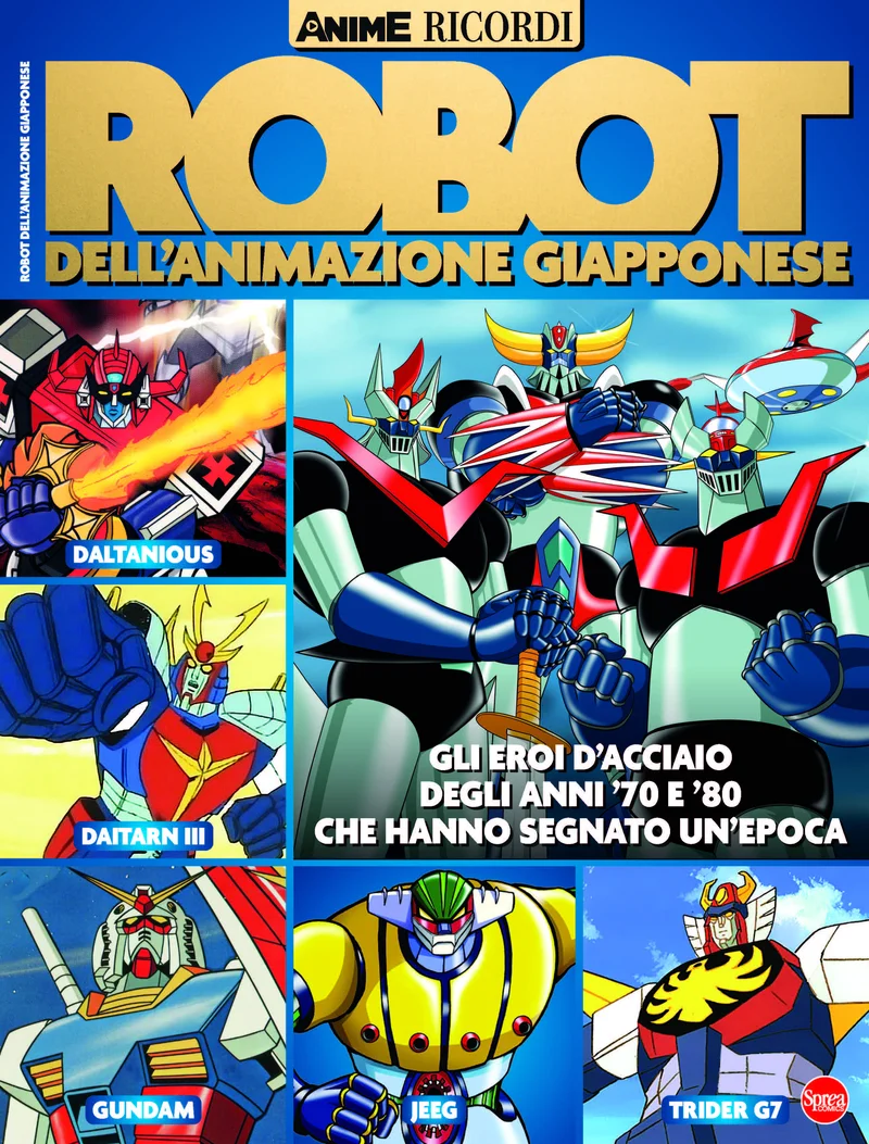 Robot dell'animazione giapponese copertina