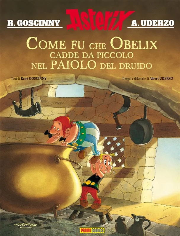 Asterix: Come fu che Obelix cadde da piccolo nel paiolo del druido copertina
