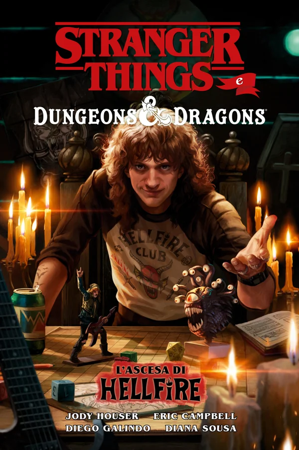 Stranger Things e Dungeons & Dragons - L'ascesa di Hellfire copertina