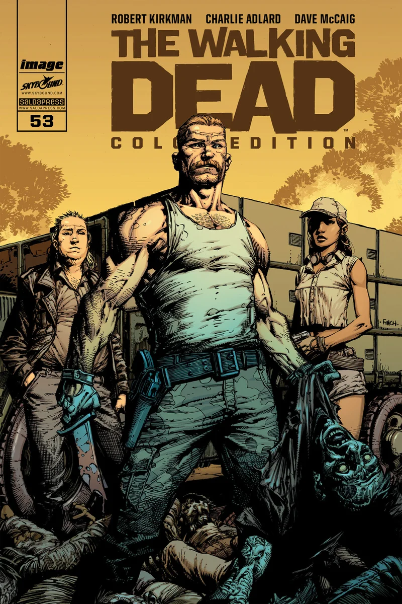 The Walking Dead Color Edition #53 copertina