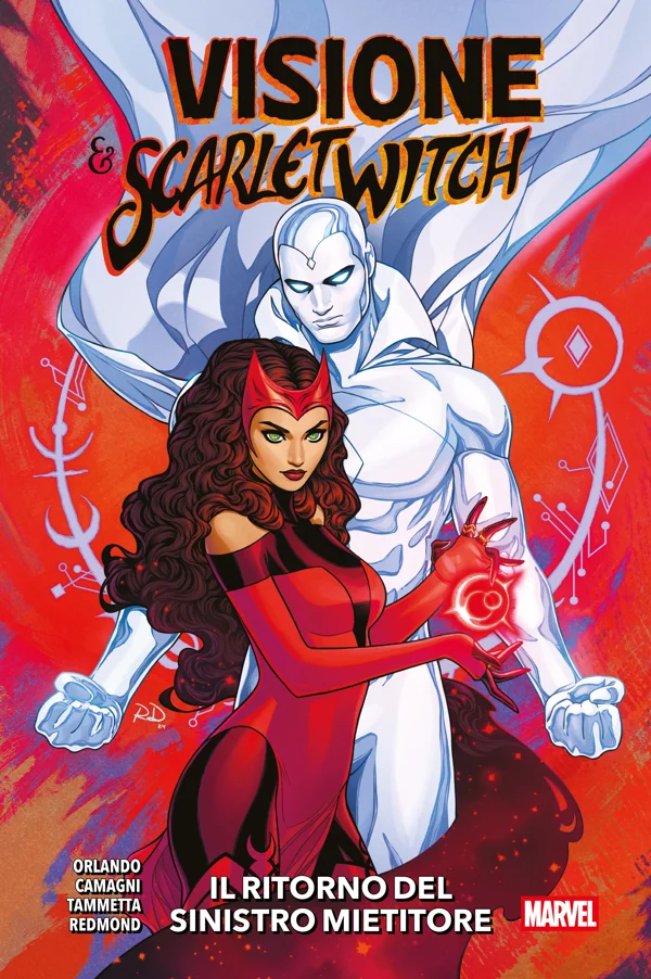 Copertina di Visione & Scarlet Witch - Il ritorno del Sinistro Mietitore — Volume 1