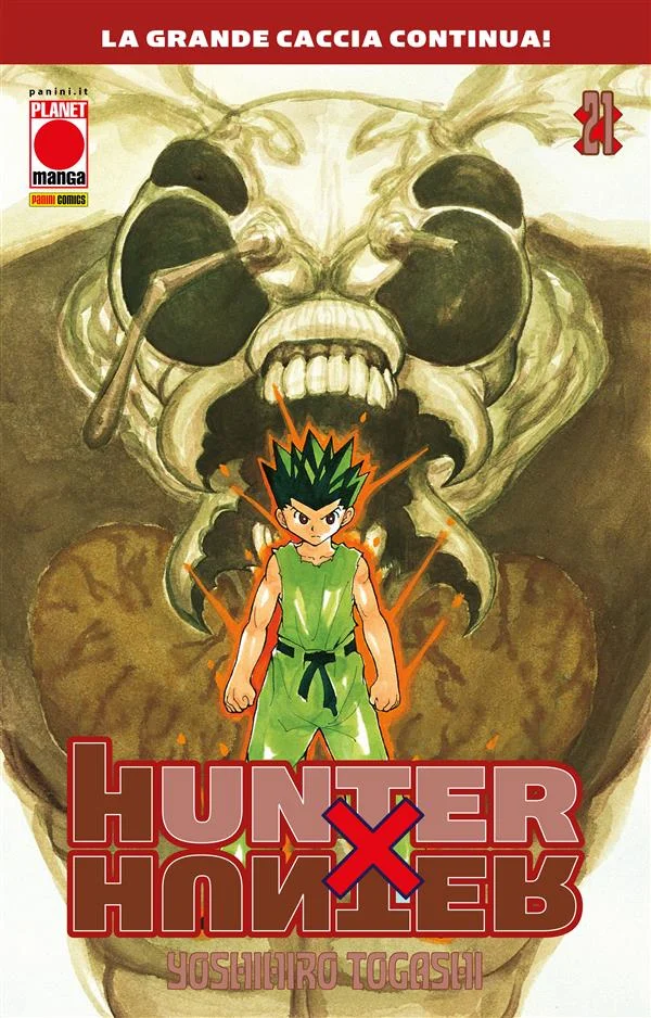 Hunter x Hunter 21 copertina