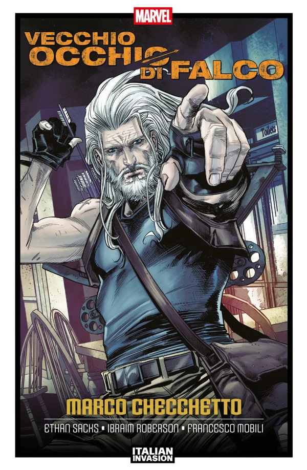 Marvel Italian Invasion: Vecchio Occhio di Falco di Marco Checchetto copertina