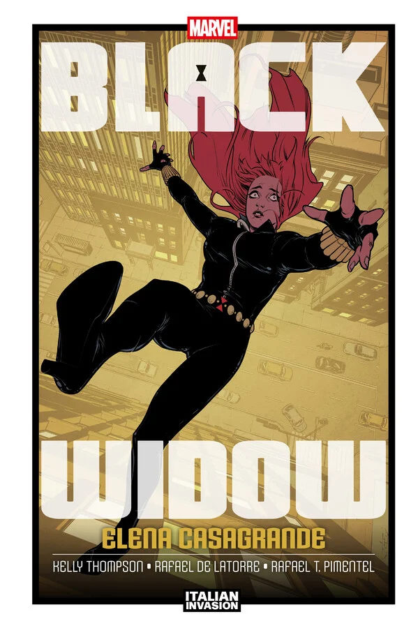 Marvel Italian Invasion: Black Widow di Elena Casagrande copertina