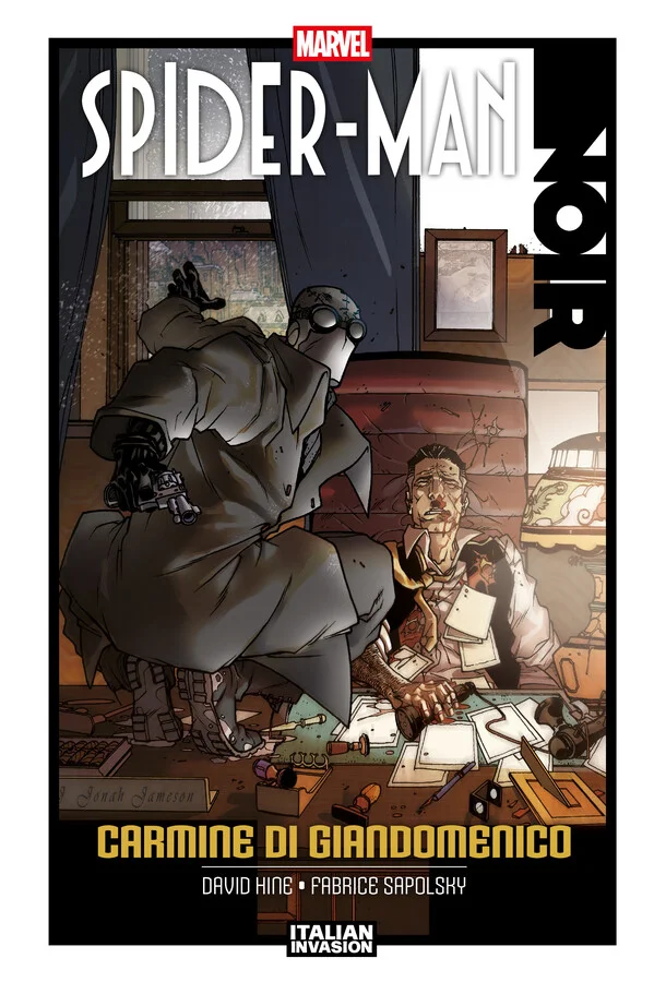 Marvel Italian Invasion: Spider-Man Noir di Carmine Giandomenico copertina