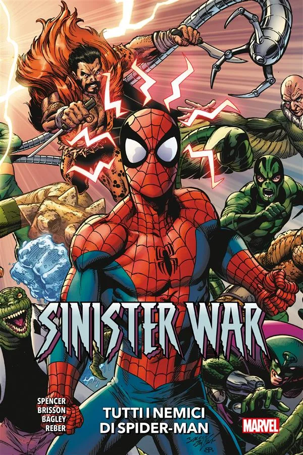 Copertina di Sinister War - Tutti i nemici di Spider-Man — Volume 1