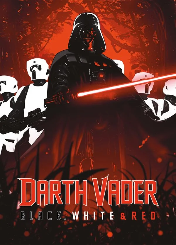 Copertina di Star Wars: Darth Vader - Black, White & Red — Volume 1