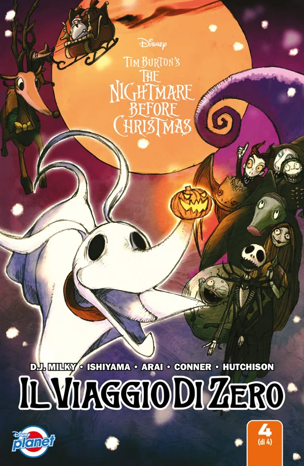 The Nightmare Before Christmas – Il viaggio di Zero 4 copertina