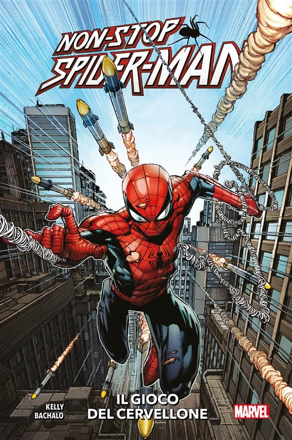 Copertina di Non-Stop Spider-Man - Il gioco del cervellone — Volume 16