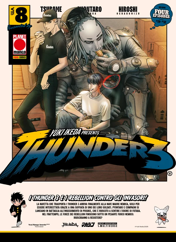 Thunder3 Vol. 8 copertina