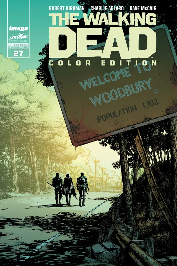 The Walking Dead Color Edition #27 copertina