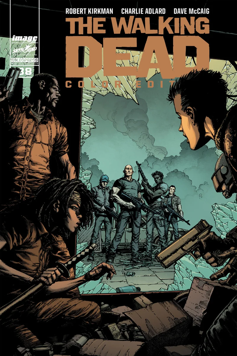 The Walking Dead Color Edition #38 copertina