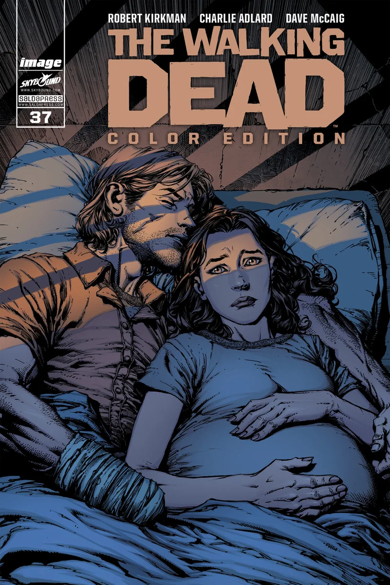 The Walking Dead Color Edition #37 copertina